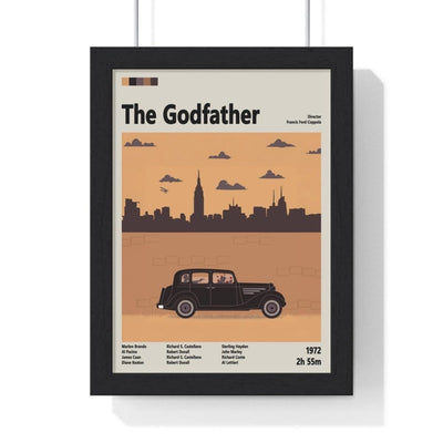 Framed The Godfather movie poster