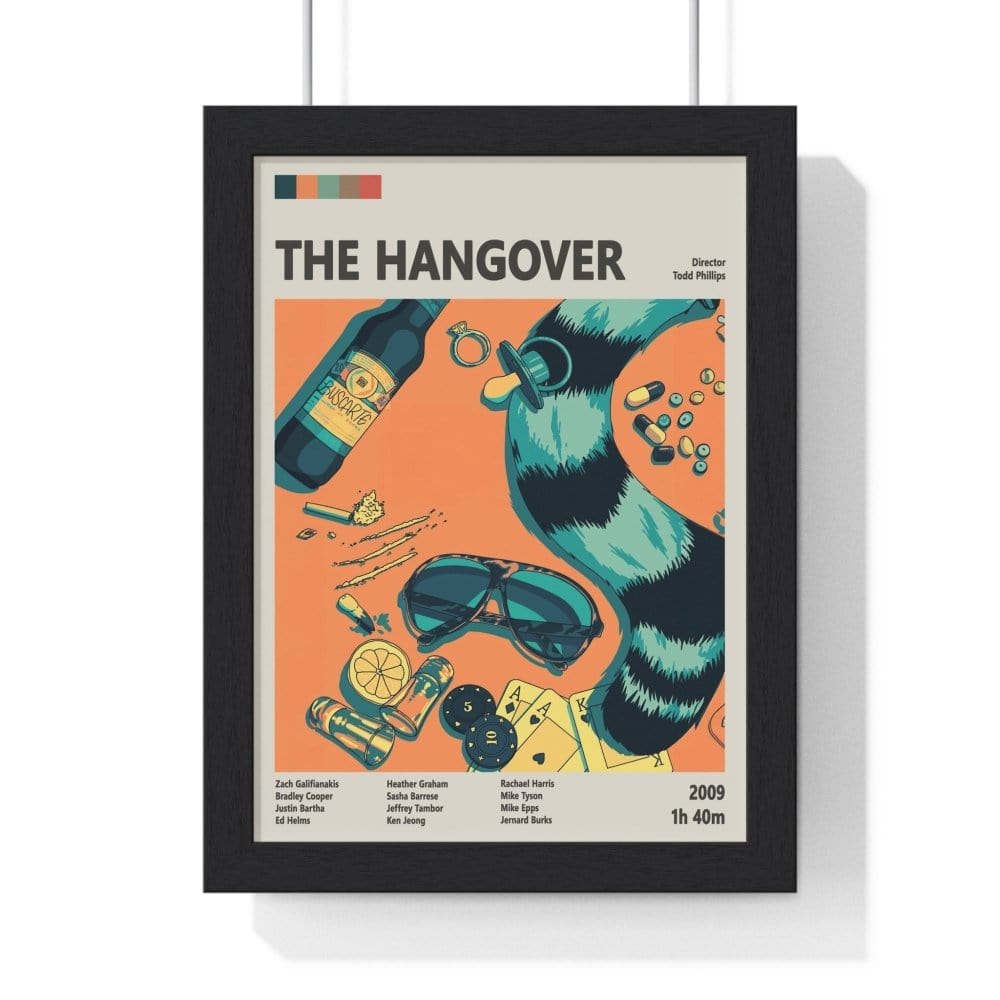 Framed The Hangover Art movie poster