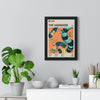 Framed The Hangover Art movie poster back view
