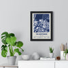 Framed The Hawthorns West Brom Stadium map print