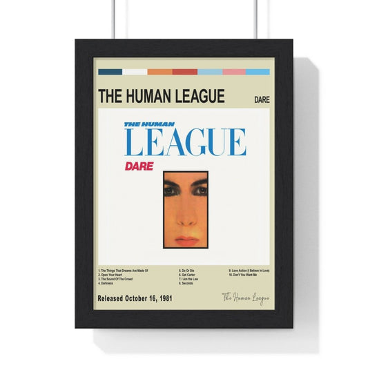 The Human League - Dare Album Cover Poster - Poster Kingz - A5 (unframed) - Vintage - 