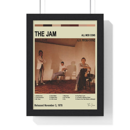 The Jam Album Cover Poster - Poster Kingz - A5 (unframed) - Vintage - All Mod Cons