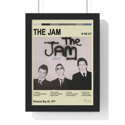 The Jam Album Cover Poster - Poster Kingz - A5 (unframed) - Vintage - In The City