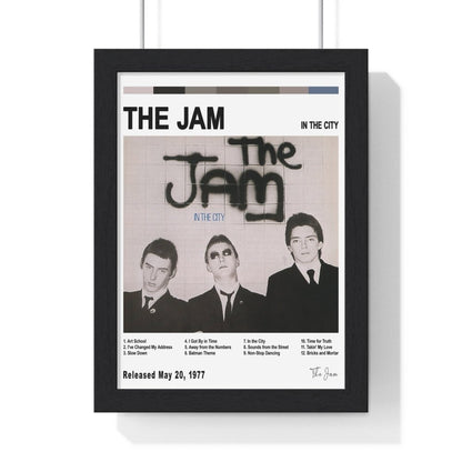 The Jam Album Cover Poster - Poster Kingz - A5 (unframed) - White - In The City