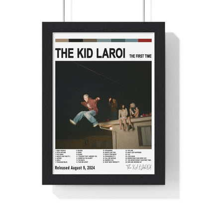 The Kid LAROI - The First Time Album Cover Poster - Poster Kingz - A5 (unframed) - White - 