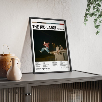 The Kid LAROI - The First Time Album Cover Poster - Poster Kingz - A5 (unframed) - White - 