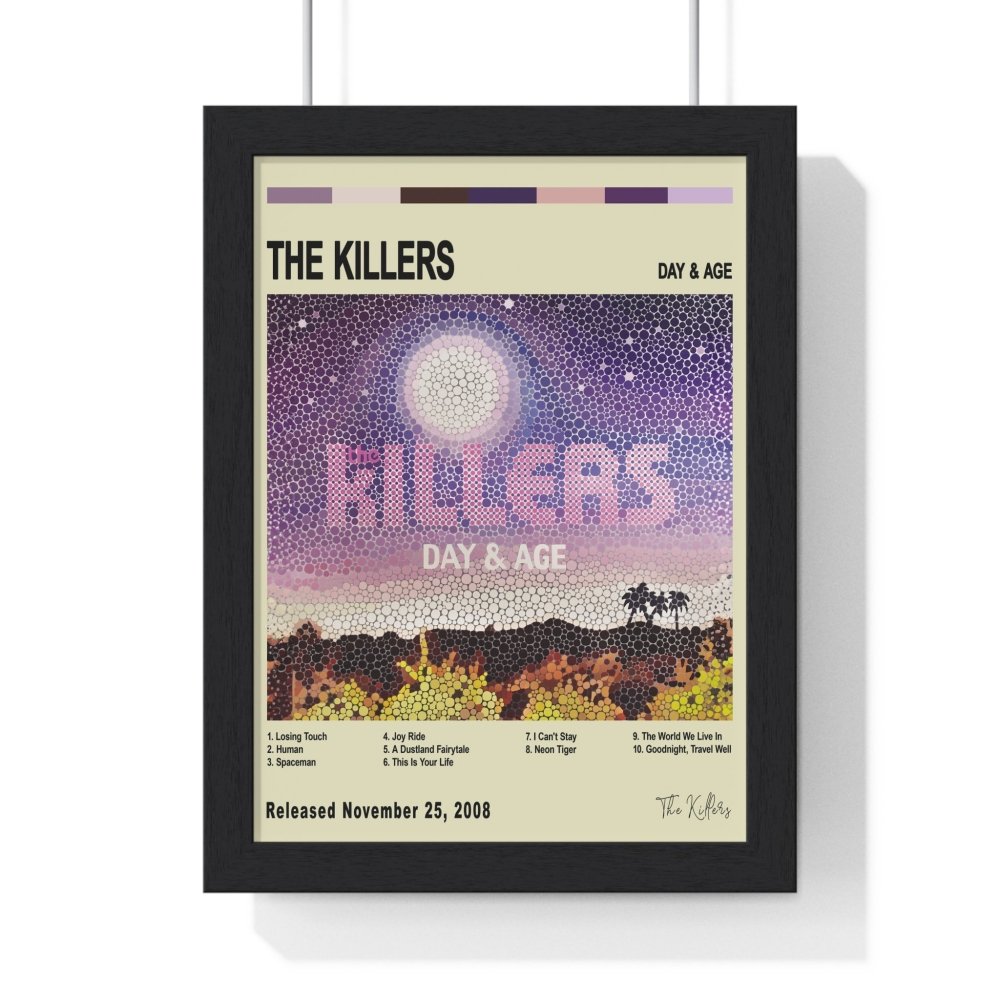 The Killers Album Cover Poster - Poster Kingz - A5 (unframed) - Vintage - Day & Age