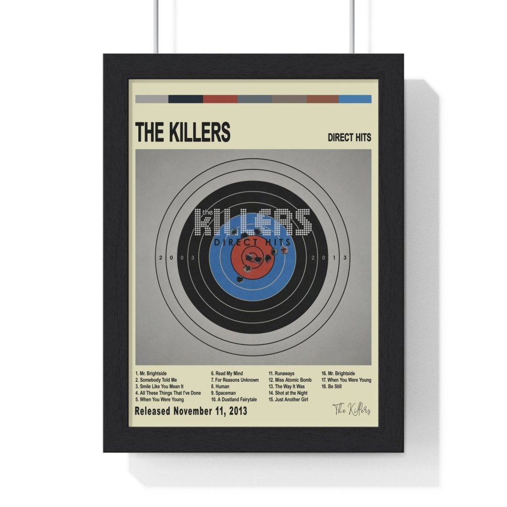 The Killers Album Cover Poster - Poster Kingz - A5 (unframed) - Vintage - Direct Hits