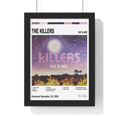 The Killers Album Cover Poster - Poster Kingz - A5 (unframed) - White - Day & Age