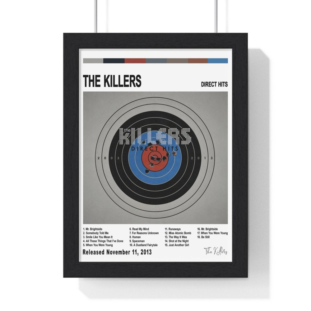 The Killers Album Cover Poster - Poster Kingz - A5 (unframed) - White - Direct Hits