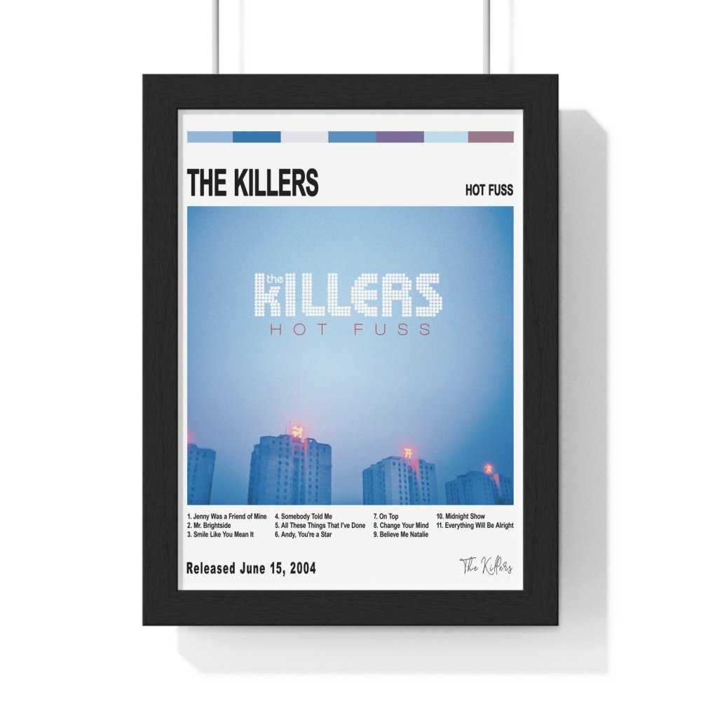 The Killers Album Cover Poster - Poster Kingz - A5 (unframed) - White - Hot Fuss