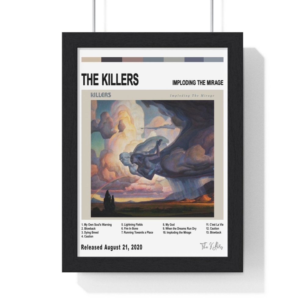 The Killers Album Cover Poster - Poster Kingz - A5 (unframed) - White - Imploding the Mirage