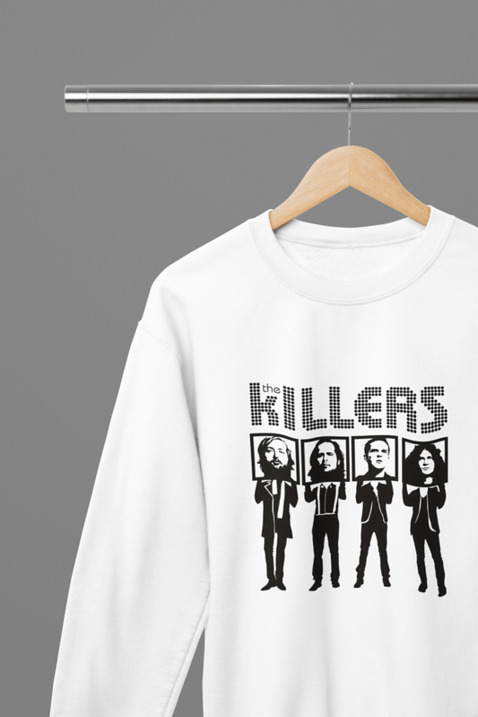 The Killers T-Shirt/Sweatshirt - Poster Kingz - S - Sweatshirt - White