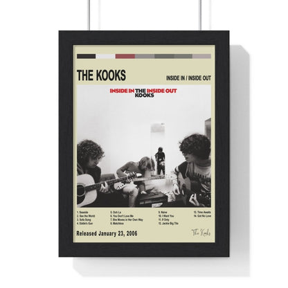 The Kooks - Inside In Inside Out Album Cover Poster - Poster Kingz - A5 (unframed) - Vintage - 