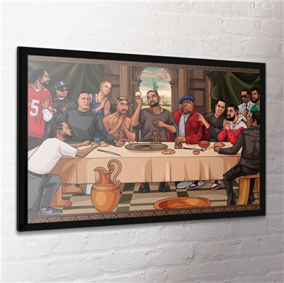 Framed The Last Supper of Hip Hop maxi poster