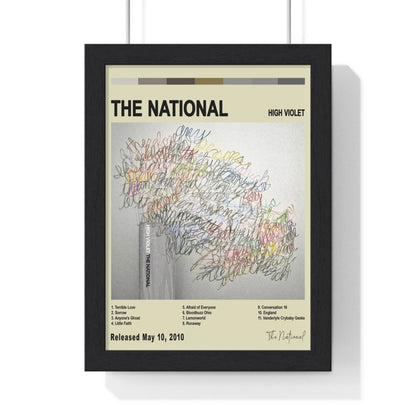 The National - High Violet Album Cover Poster - Poster Kingz - A5 (unframed) - Vintage - 