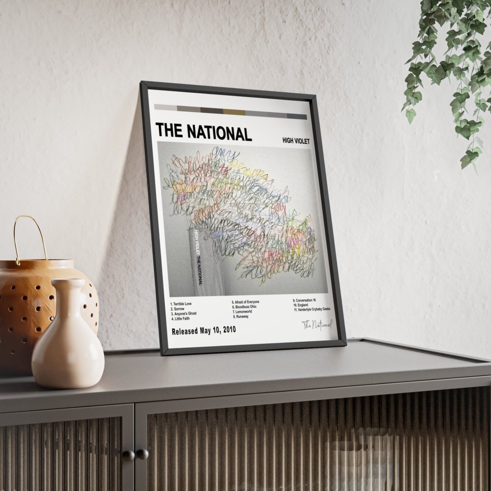 The National - High Violet Album Cover Poster - Poster Kingz - A5 (unframed) - White - 