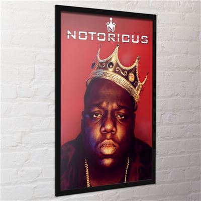 Framed The Notorious B.I.G. Crown Portrait maxi poster