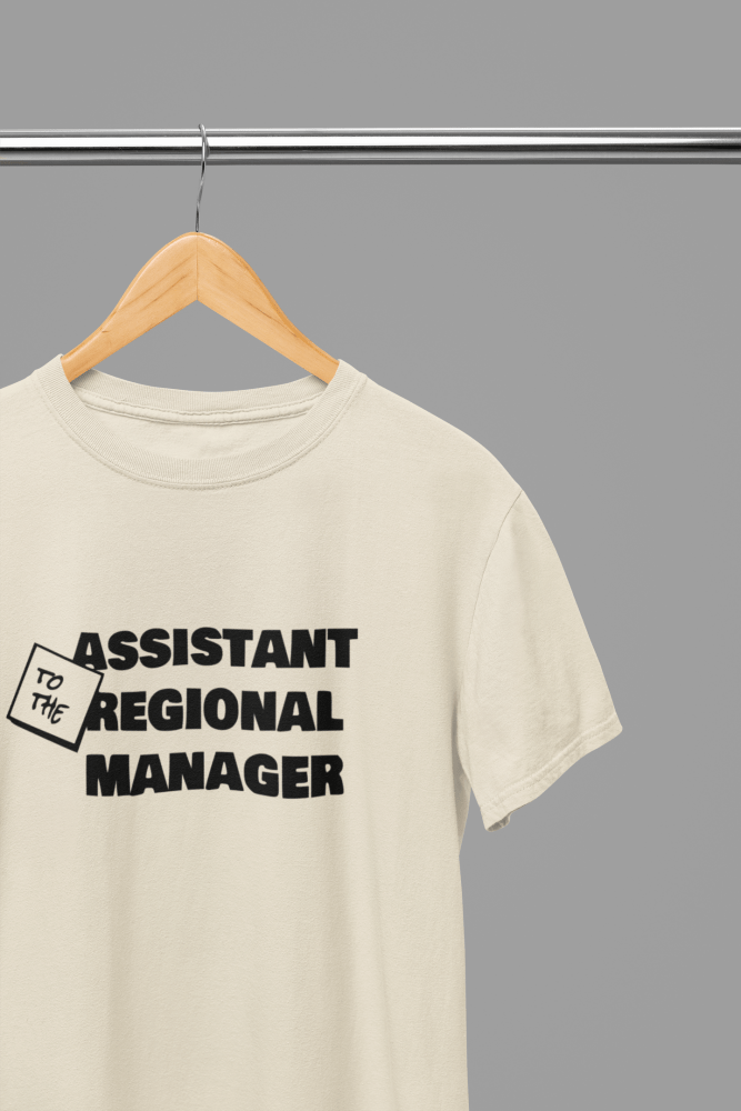 The Office Assistant To The Regional Manager TV Show T-Shirt/Sweatshirt - Poster Kingz - S - Sand - T-Shirt