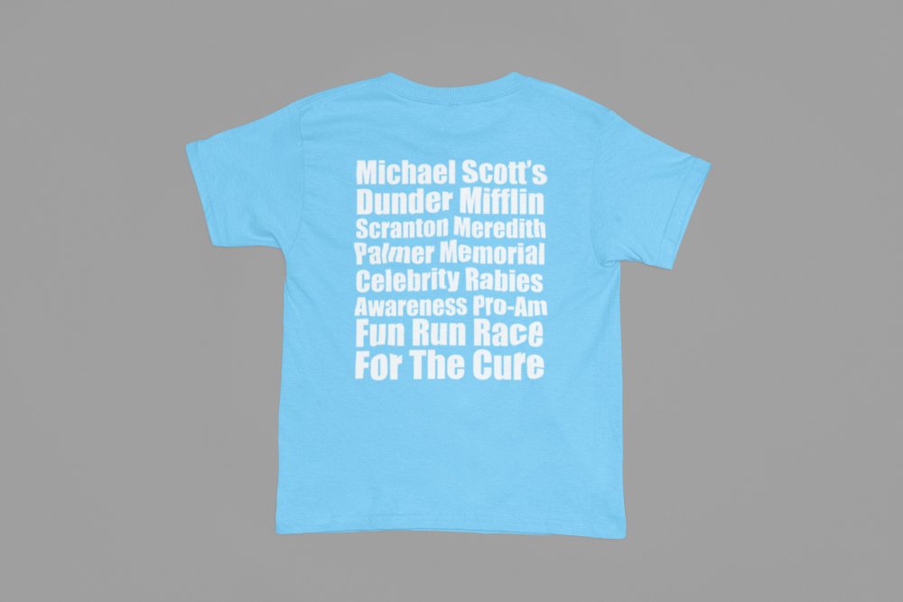 The Office Dunder Mifflin Rabies Awareness TV Show T-Shirt/Sweatshirt - Poster Kingz