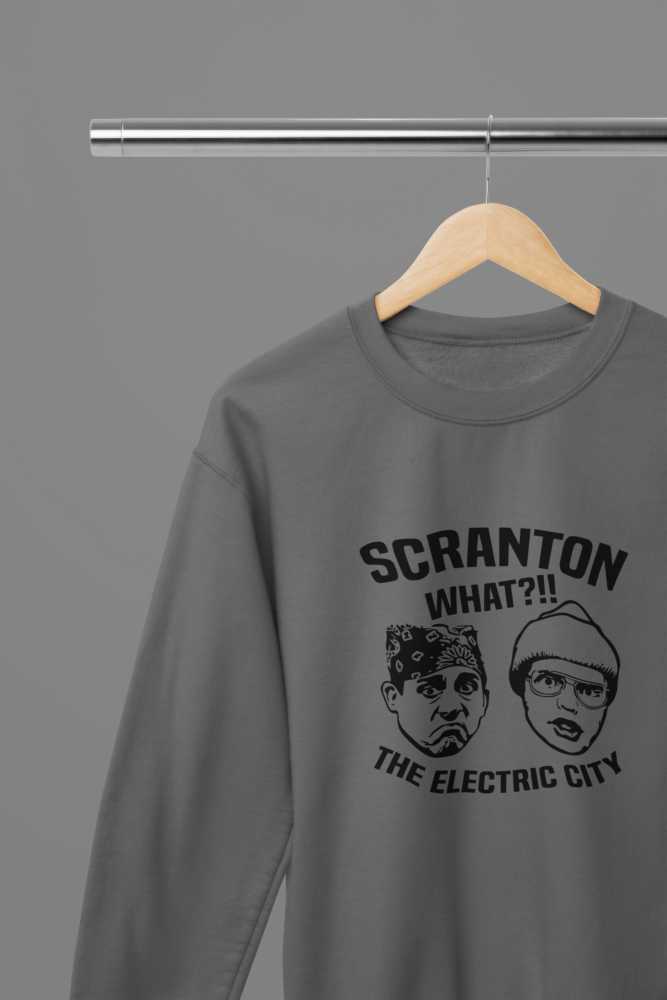 The Office Electric City TV Show T-Shirt/Sweatshirt - Poster Kingz - S - Grey - Sweatshirt