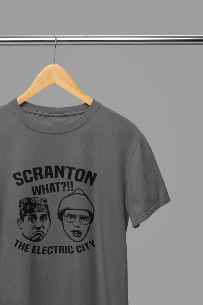 The Office Electric City TV Show T-Shirt/Sweatshirt - Poster Kingz - S - Grey - T-Shirt