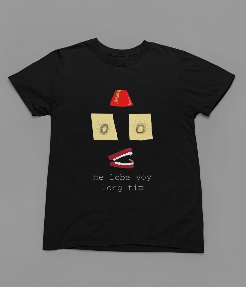 Black t-shirt with The Office Michael Scott Lobe Yoy Long Tim /Sweatshirt wall display