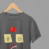 Black t-shirt with The Office Michael Scott Lobe Yoy Long Tim /Sweatshirt front view