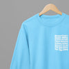 Light Blue t-shirt with The Office - Dunder Mifflin Rabies Awareness Shirt TV Show Apparel close-up
