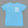 Blue t-shirt with The Office - Dunder Mifflin Rabies Awareness Shirt TV Show Apparel close-up
