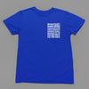 Light Blue t-shirt with The Office - Dunder Mifflin Rabies Awareness Shirt TV Show Apparel wall display