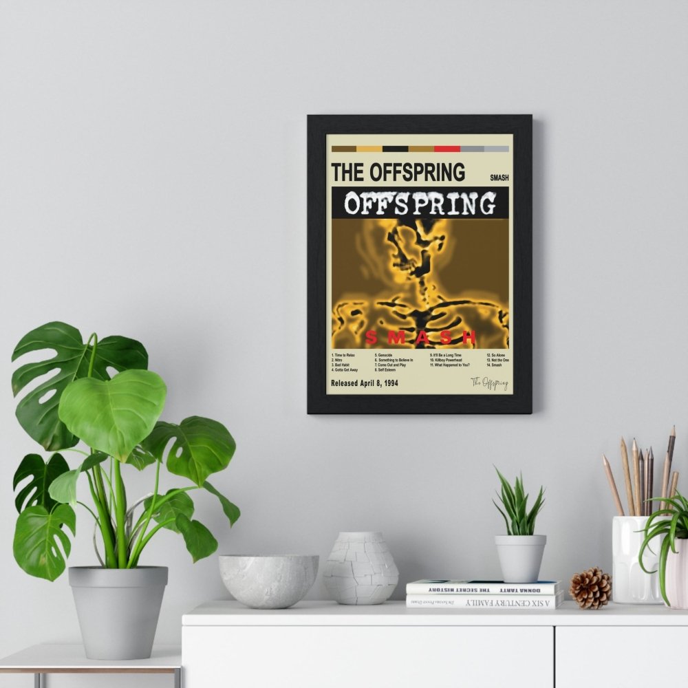 The Offspring Album Cover Poster - Poster Kingz - A5 (unframed) - Smash - White