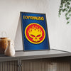 The Offspring Conspiracy of One Maxi Poster framed and leaning on a sideboard