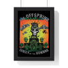 The Offspring Ixnay on the Hombre Maxi Poster framed in a black frame