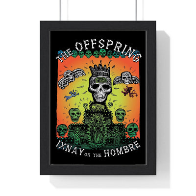 The Offspring Ixnay on the Hombre Maxi Poster framed in a black frame