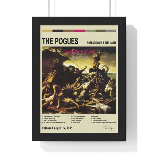 The Pogues - Rum Sodomy & the Lash Album Cover Poster - Poster Kingz - A5 (unframed) - Vintage - 