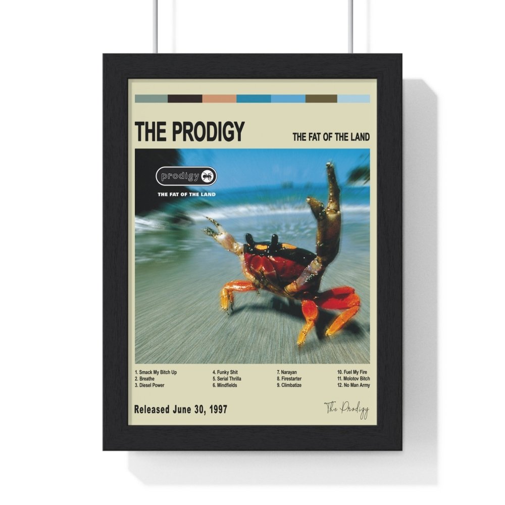 The Prodigy Album Cover Poster - Poster Kingz - A5 (unframed) - Vintage - The Fat of the Land