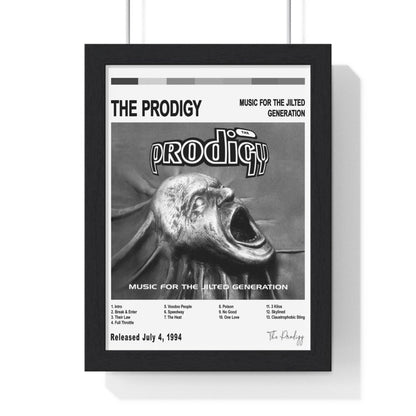 The Prodigy Album Cover Poster - Poster Kingz - A5 (unframed) - White - Music for the Jilted Generation