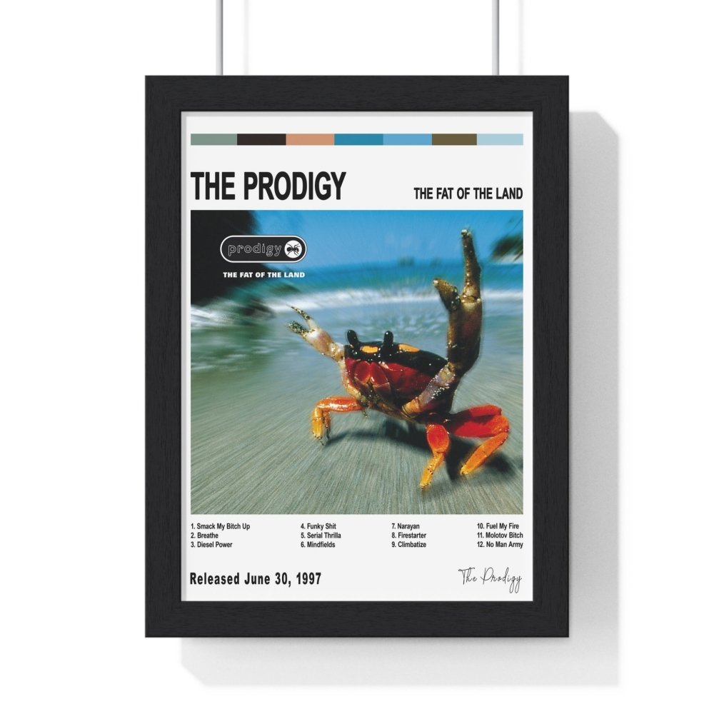 The Prodigy Album Cover Poster - Poster Kingz - A5 (unframed) - White - The Fat of the Land