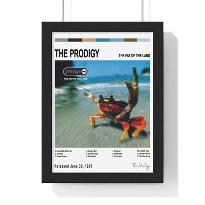 The Prodigy Album Cover Poster - Poster Kingz - A5 (unframed) - White - The Fat of the Land