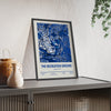 Framed The Recreation Ground Bath Rugby Stadium map print