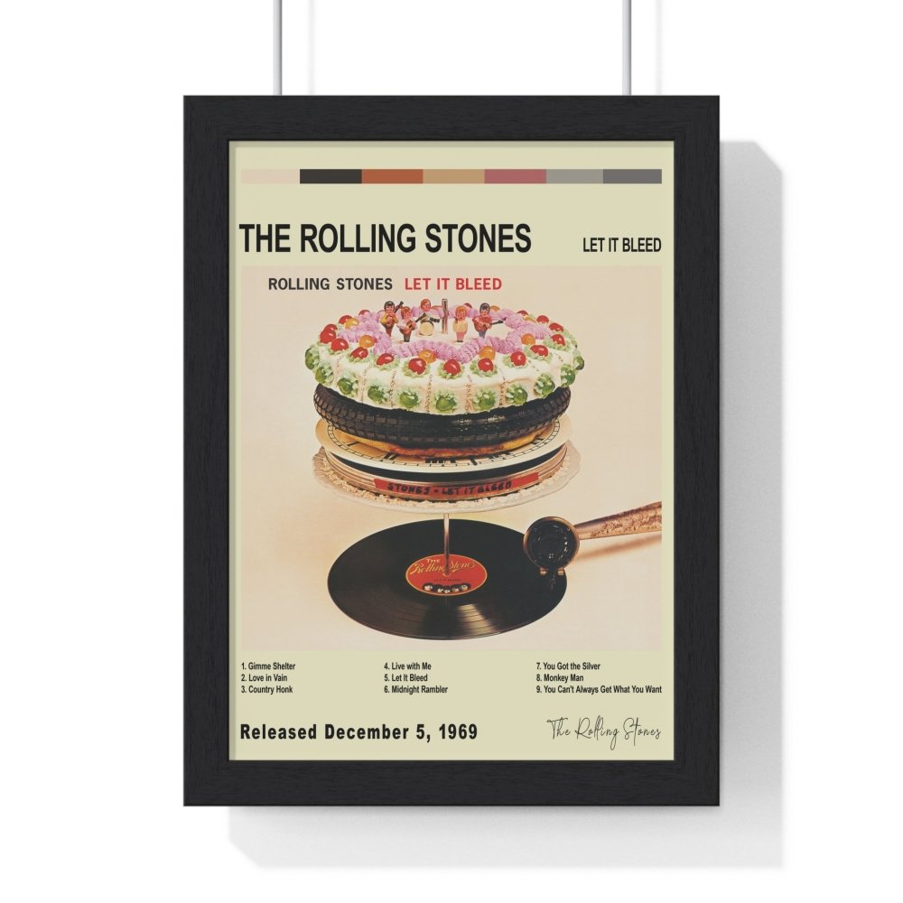 The Rolling Stones - Exile on Main St Album Poster - Poster Kingz - A5 (unframed) - Let It Bleed 1969 - Vintage - AlbumArt