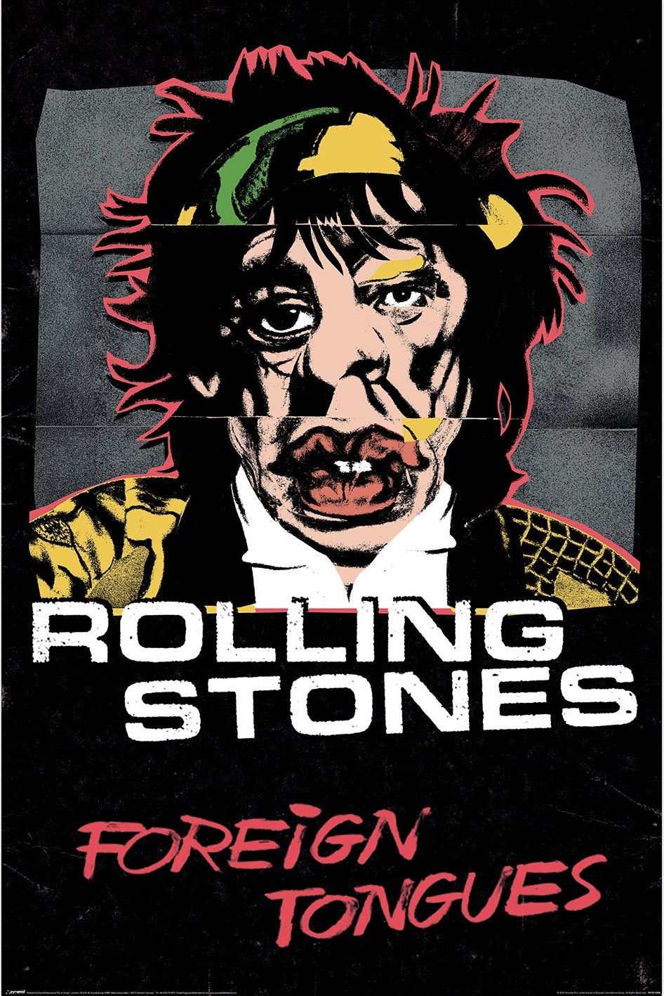 The Rolling Stones Foreign Tongues Maxi Poster official Pyramid artwork