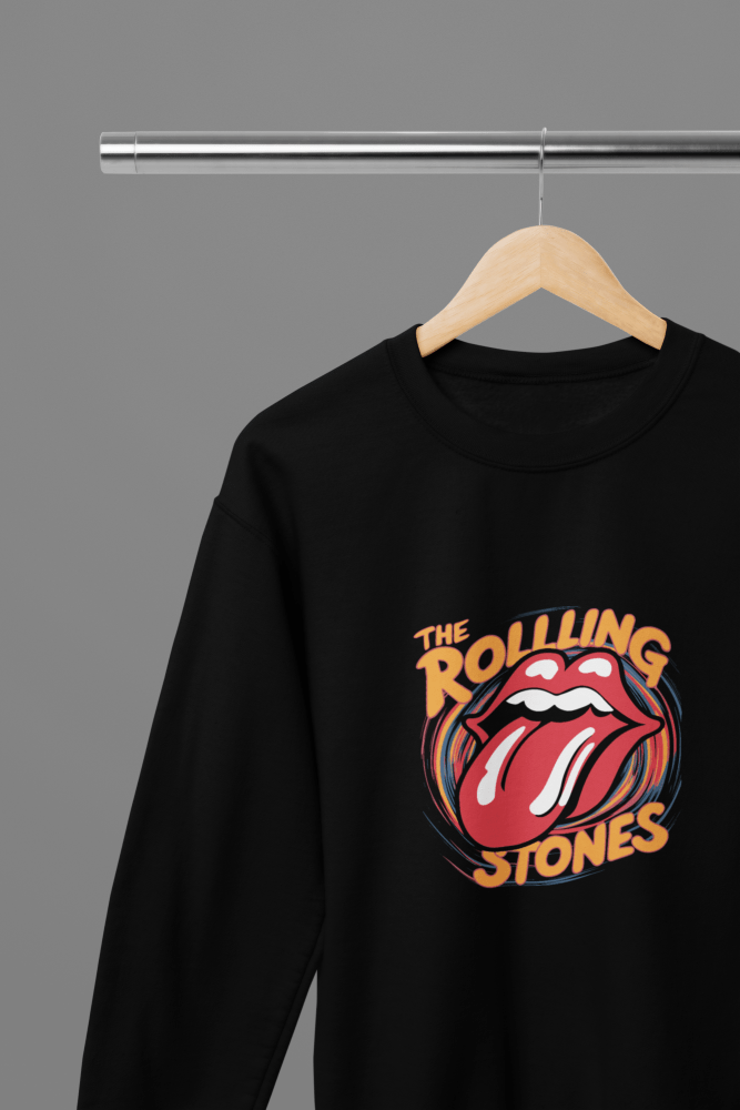 The Rolling Stones T-Shirt/Sweatshirt - Poster Kingz - S - Sweatshirt - Black