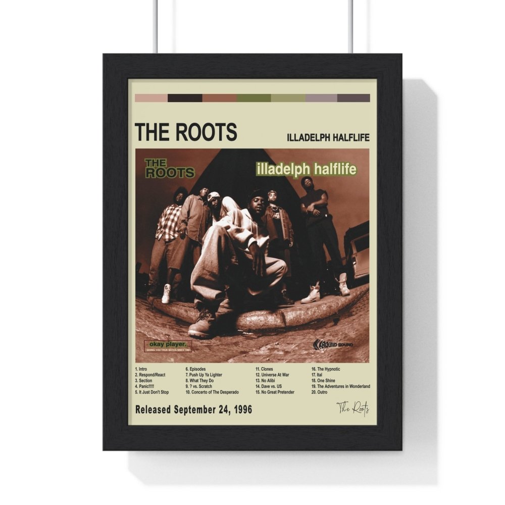 The Roots - Illadelph Halflife Album Cover Poster - Poster Kingz - A5 (unframed) - Vintage - 