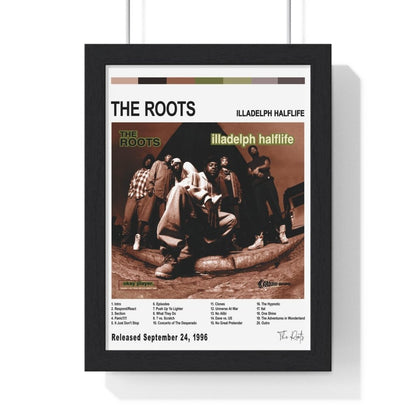 The Roots - Illadelph Halflife Album Cover Poster - Poster Kingz - A5 (unframed) - White - 