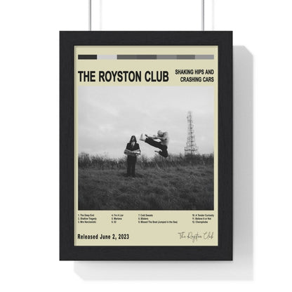 The Royston Club - Shaking Hips and Crashing Cars Album Cover Poster - Poster Kingz - A5 (unframed) - Vintage - 