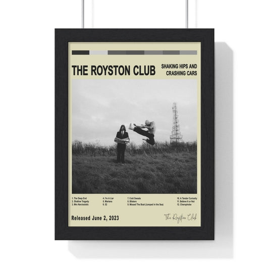 The Royston Club - Shaking Hips and Crashing Cars Album Cover Poster - Poster Kingz - A5 (unframed) - Vintage - 