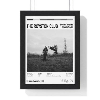 The Royston Club - Shaking Hips and Crashing Cars Album Cover Poster - Poster Kingz - A5 (unframed) - White - 