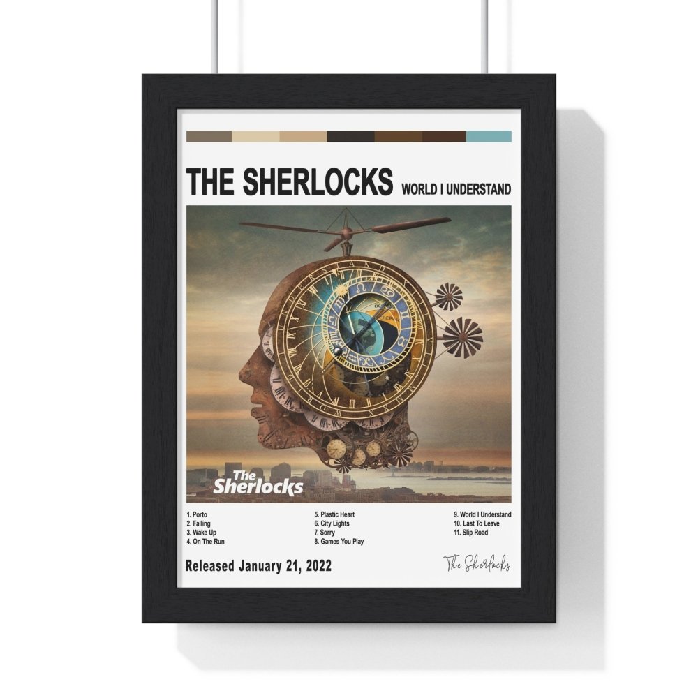 The Sherlocks - World I Understand Album Cover Poster - Poster Kingz - A5 (unframed) - White - 